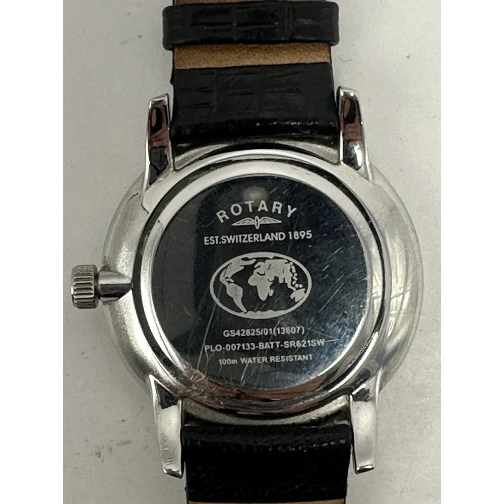Rotary PLO-007133 New Battery Mens‎ Watch 40MM 8.25